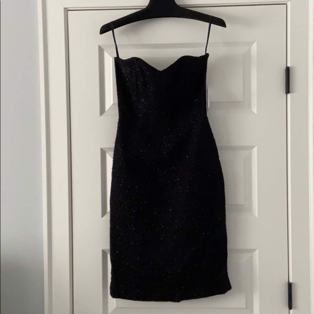 Black cocktail dress, wedding guest, sparkle - Picture 1 of 6